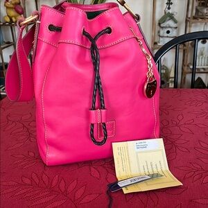 Dooney & Bourke Hattie Drawstring with bag charm